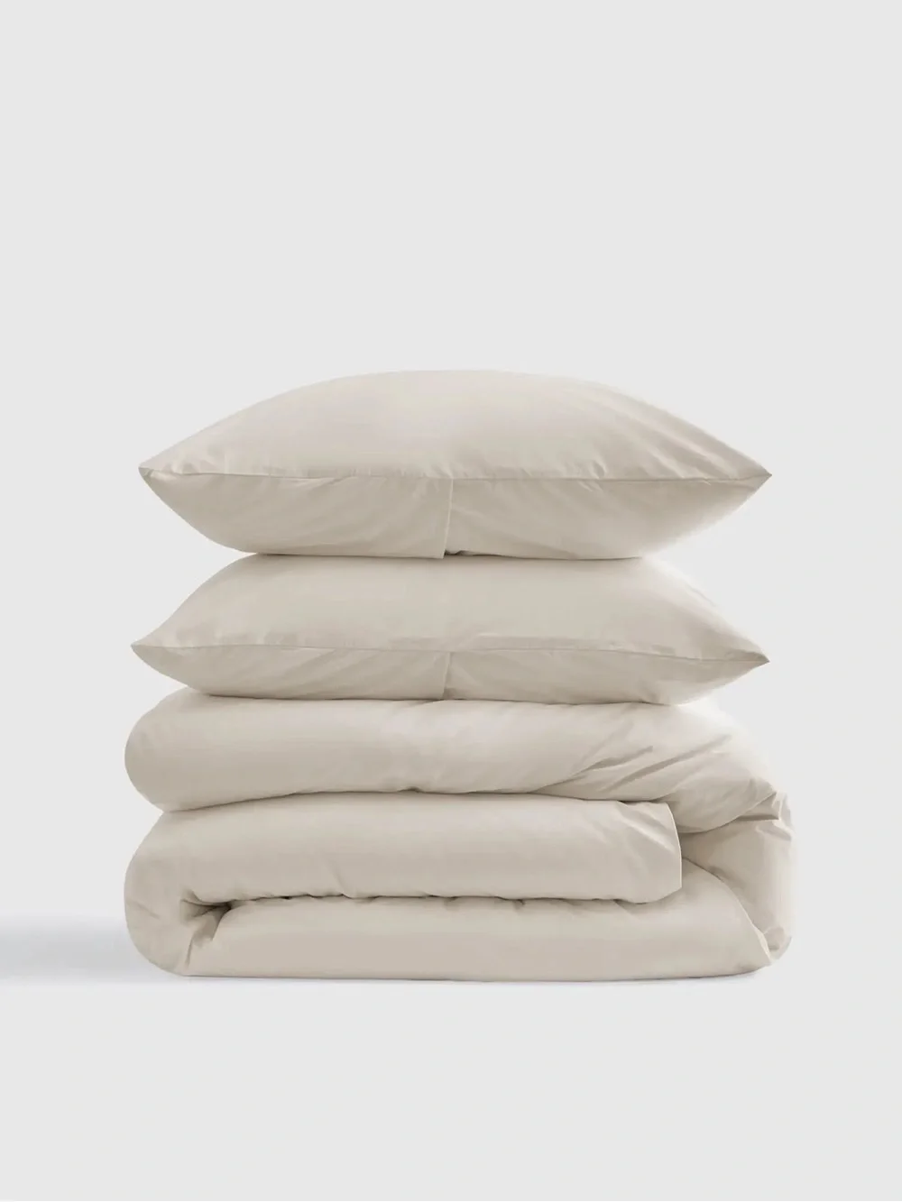 Quince Organic Crisp Percale Duvet Cover Set - King